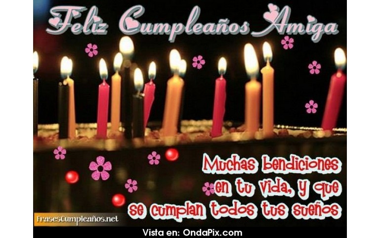 Feliz Cumpleaños Amiga!!!