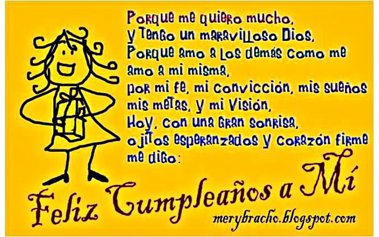 Feliz cumpleaños a mí!