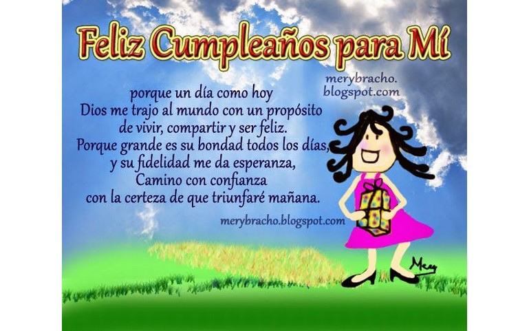 Feliz Cumpleaños para MÍ