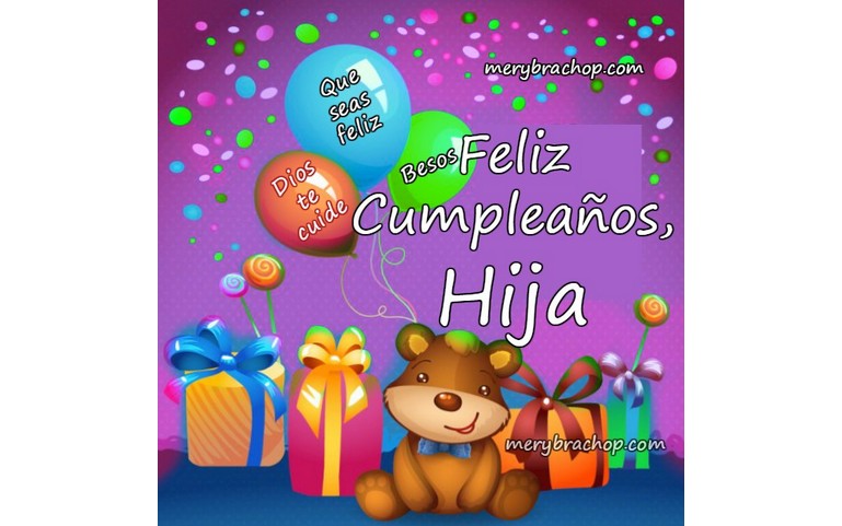 Feliz Cumpleaños Hija