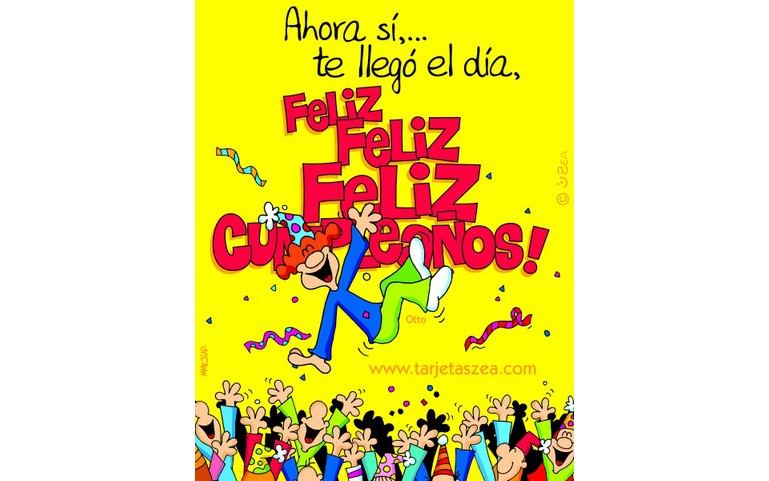 Feliz Feliz Feliz Cumpleaños