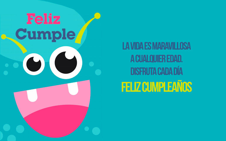 La vida es maravillosa a cualquier edad. Disfruta cada día. Feliz cumpleaños.