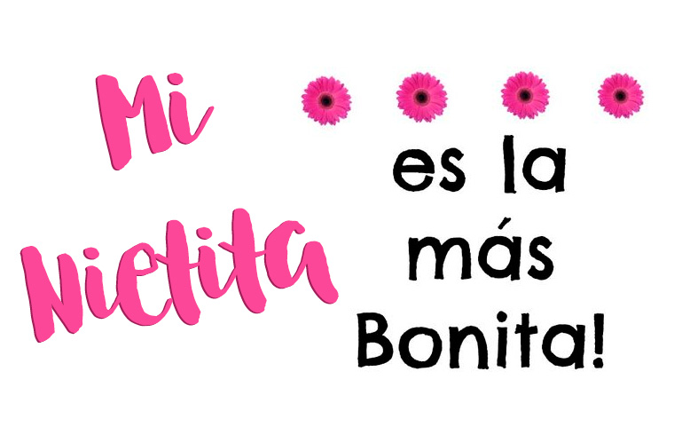 Mi nietita es la más bonita