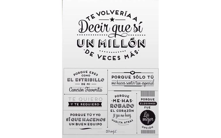 Te volveria a decir que sí UN MILLON DE VECES MAS… :)