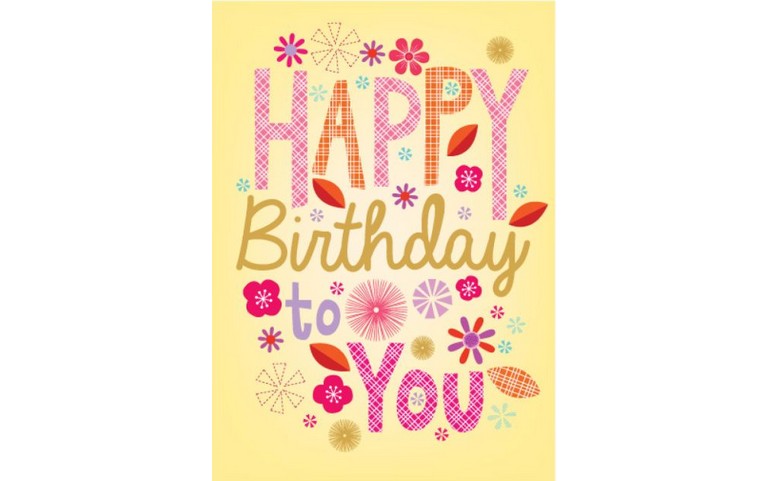Happy Birthday to you!!! :)