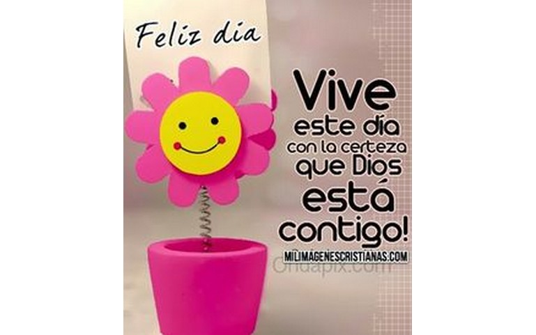 Vive este dia con la certeza de que DIOS está contigo!!! :D