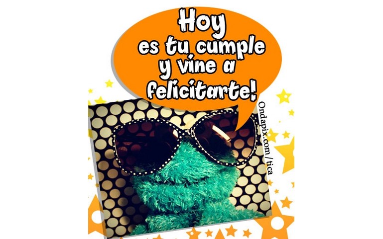 Hoy es tu cumple y vine a felicitarte!!! :) :) :)
