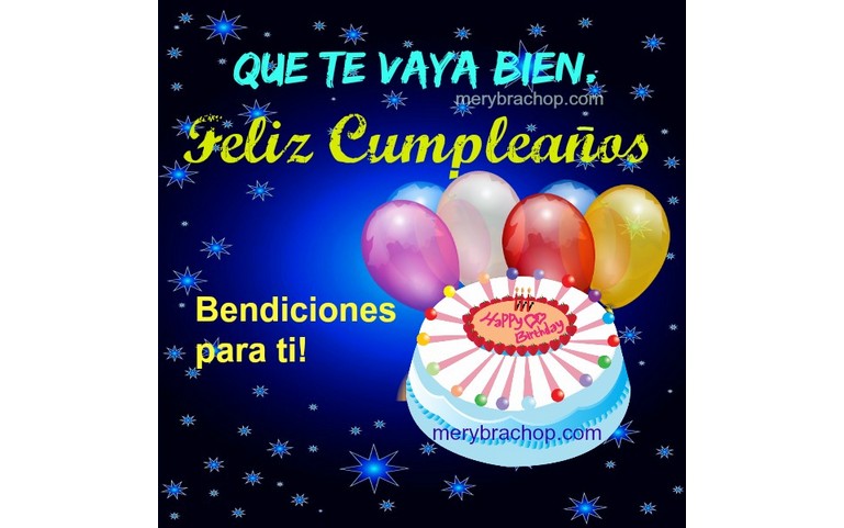 Bendiciones para ti en tu cumpleaños
