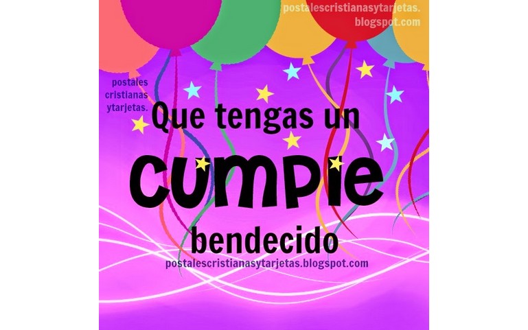 Que tengas un cumple bendecido