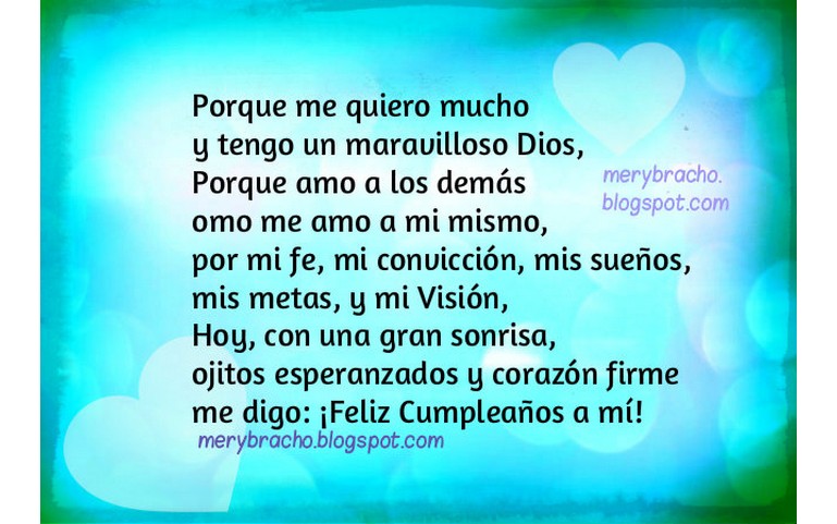 Me quiero mucho y tengo un maravilloso DIOS