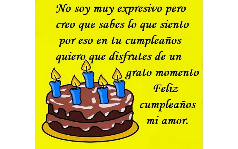 Feliz Cumpleaños mi AMOR