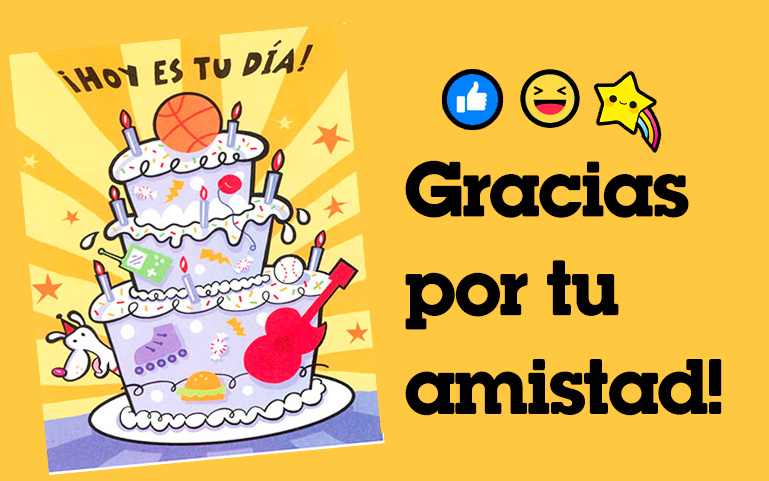 Gracias por tu amistad!