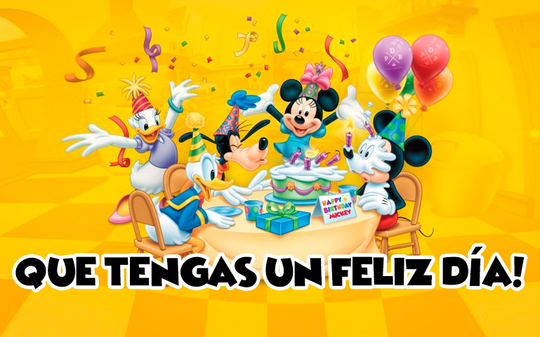 Que tengas un Feliz día!