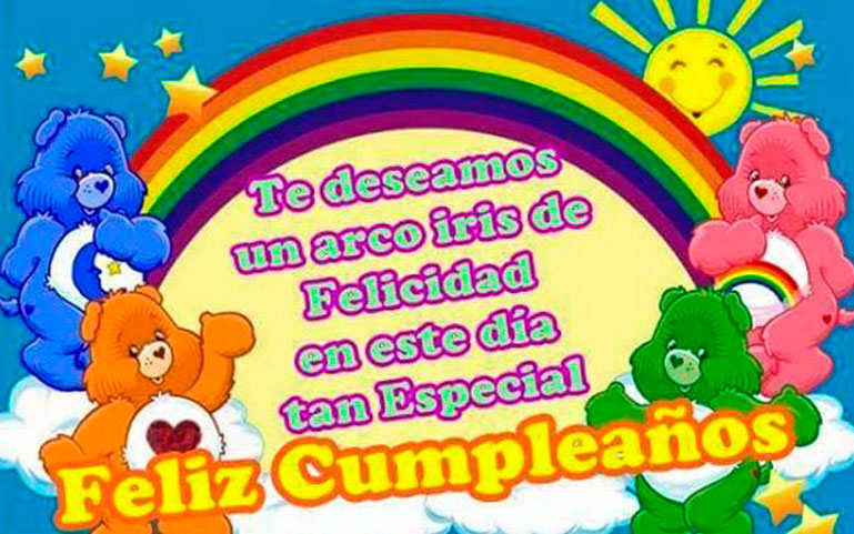 Te deseamos un arcoiris de felicidad en este día tan especial. Feliz Cumpleaños