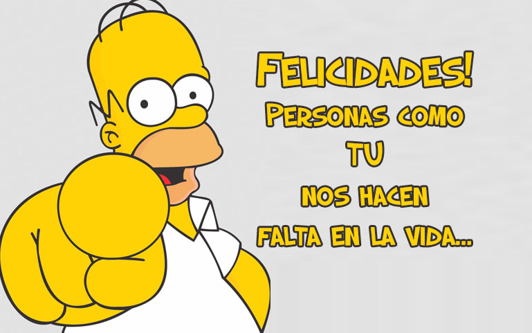 Felicidades! Personas como TU nos hacen falta en la vida...