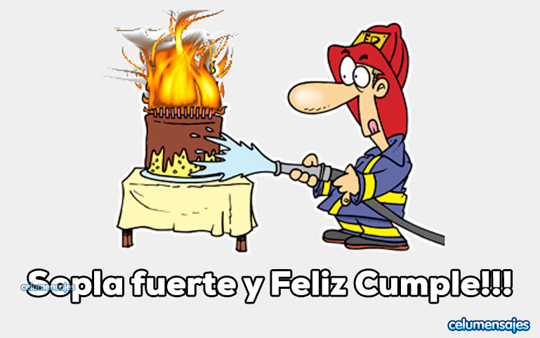 Sopla fuerte y feliz cumple