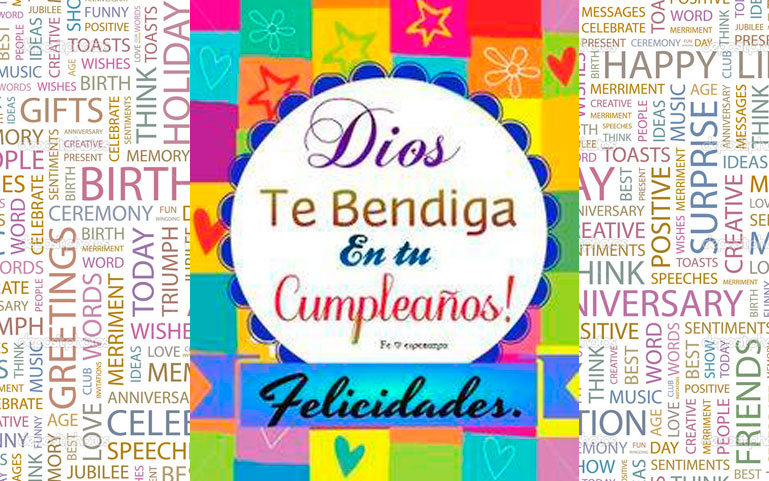 Dios te bendiga en tu cumpleaños FELICIDADES