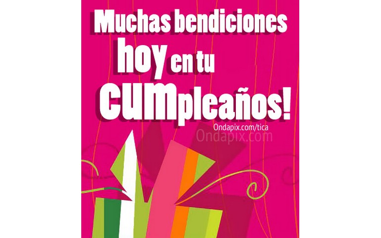 Muchas bendiciones hoy en tu cumpleaños!!! :D