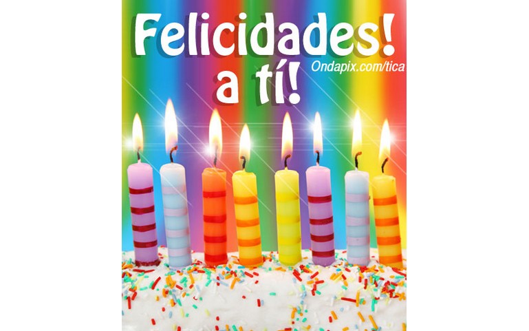 Felicidades a ti!!!