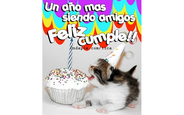 Un año más siendo amigos!!! Feliz Cumple!! :D