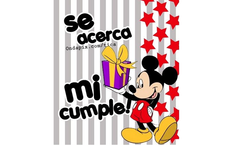 Se acerca mi cumpleee… :) :) :)