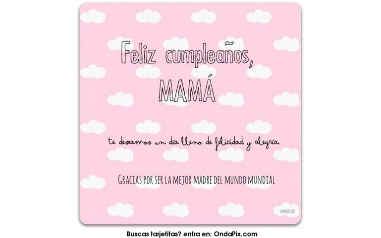 Feliz Cumpleaños Mamá! :D