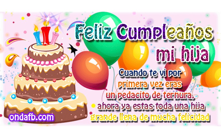 Feliz Cumpleaños hija mia!!!