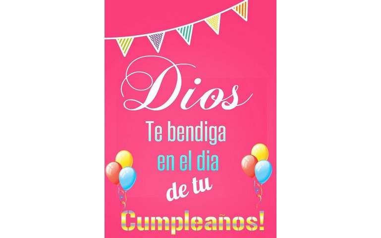 DIOS te bendiga en tu cumpleaños