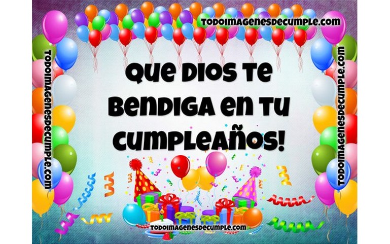 Que DIOS te bendiga en tu cumpleaños