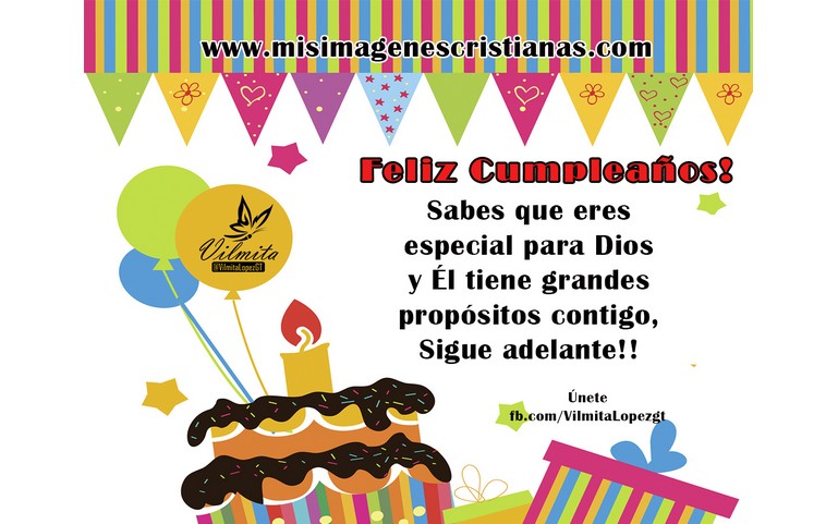 Feliz Cumpleaños. Sabes que eres especial para DIOS