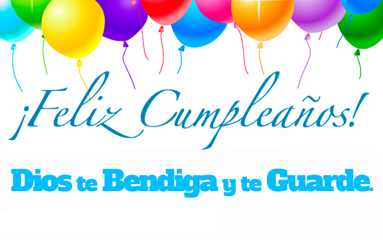 Dios te Bendiga y te Guarde. Felicidades!