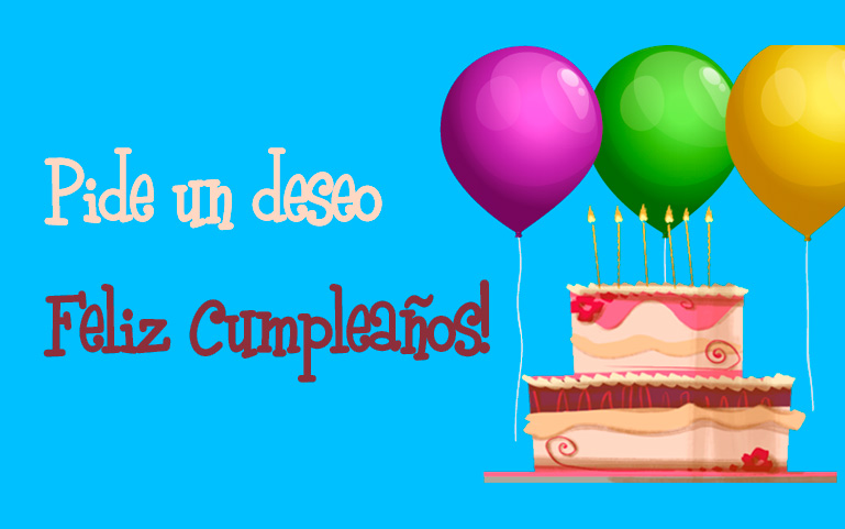 Pide un deseo... Feliz Cumpleaños!