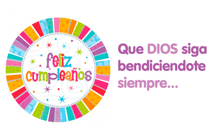 Que DIOS siga bendiciendote siempre... Feliz Cumpleaños!