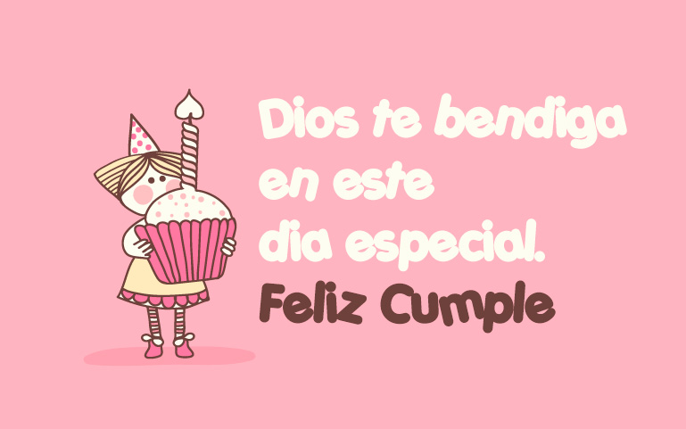 Dios te bendiga en este dia especial. Feliz Cumple.