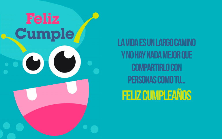 La vida es un largo camino y no hay nada mejor que compartirlo con personas como tu... Feliz cumpleaños.