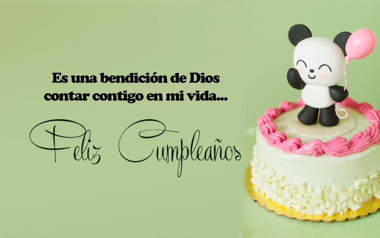 Es una bendición de Dios contar contigo en mi vida