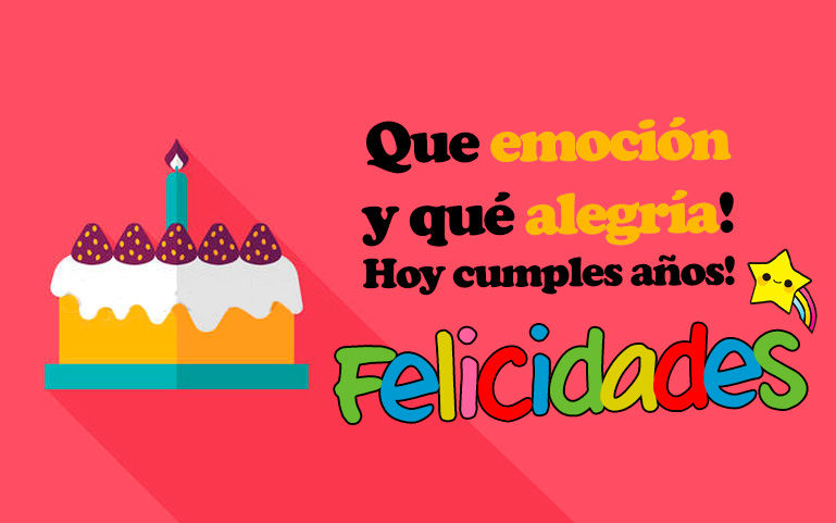 Es tu Cumpleaños! y lo festejaremos a lo grande!!!