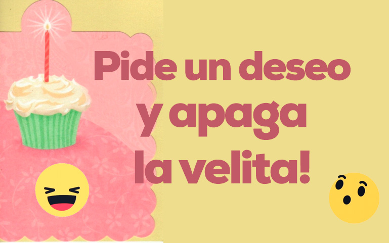 Pide un deseo y apaga la velita!