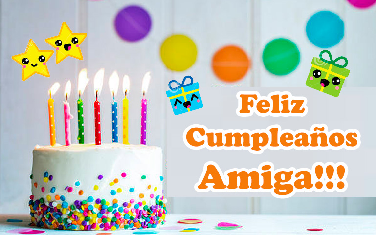 Feliz Cumpleaños Amiga!!!