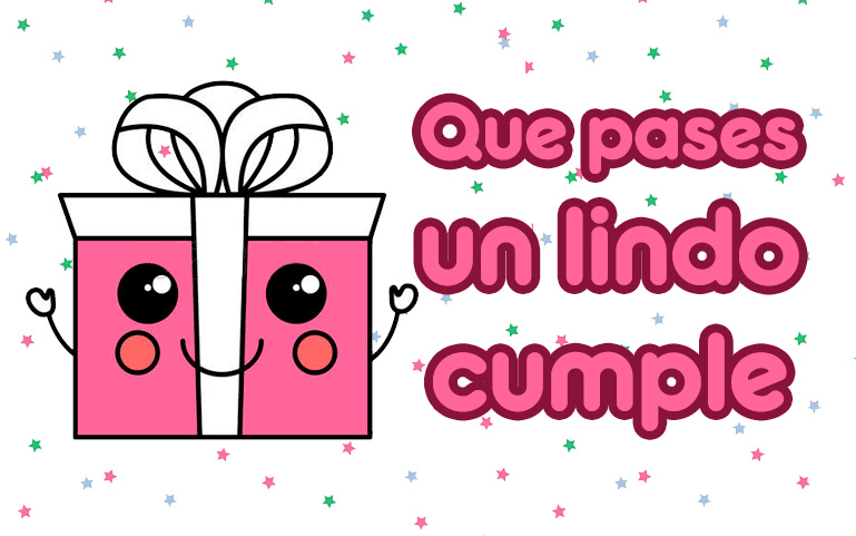 Que pases un lindo cumpleaños