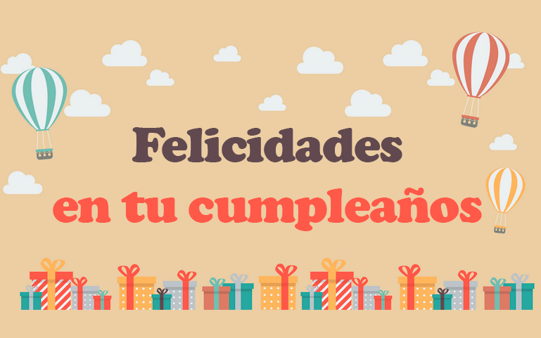 Felicidades en tu cumpleaños